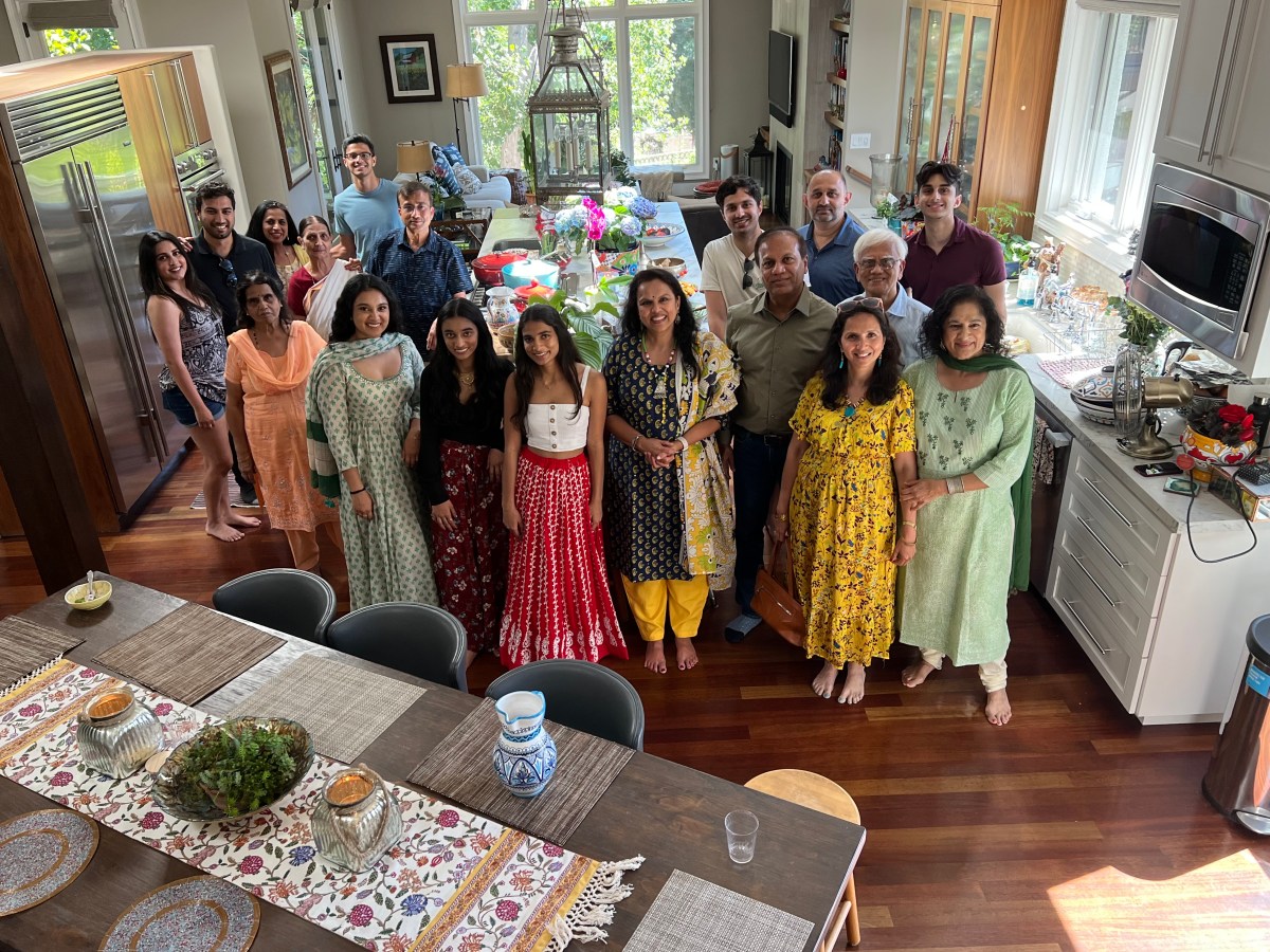 Summertime lunch to celebrate the upcoming wedding of Sri and&nbsp;Pranav