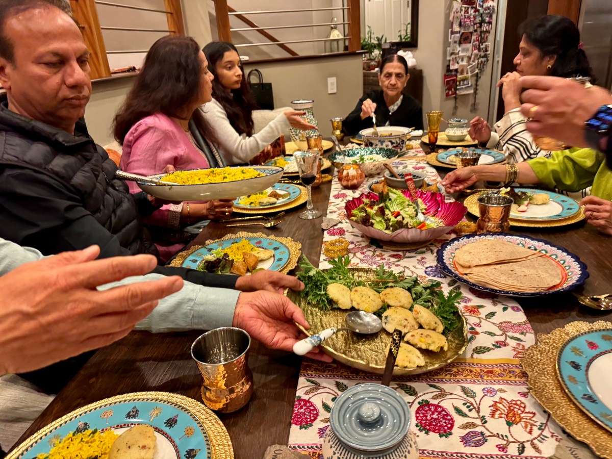 Dinner with Ruta and Aaji March&nbsp;2025